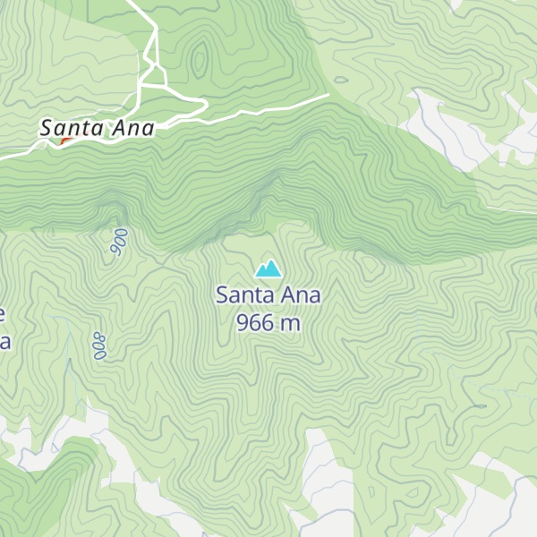 Map of Santa Ana