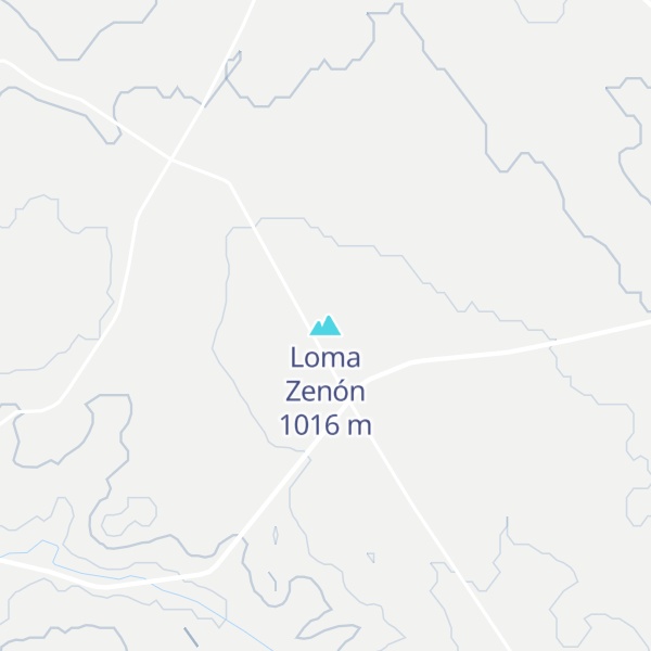 Map of Loma Zenón