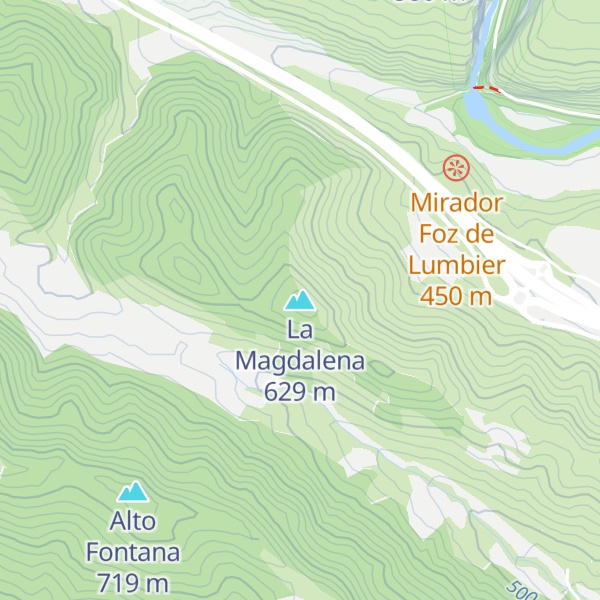 Map of La Magdalena