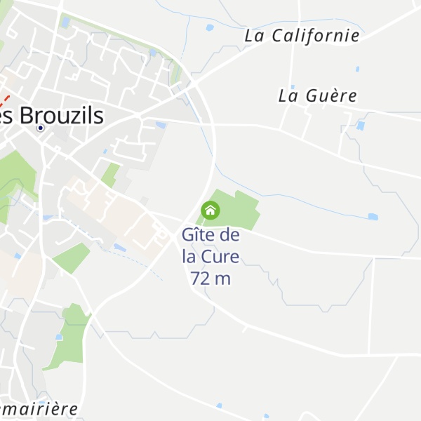 Map of Gîte de la Cure