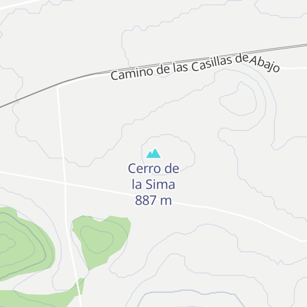 Map of Cerro de la Sima