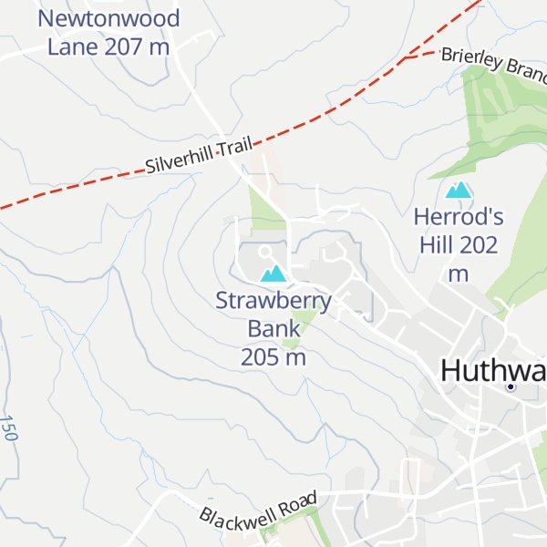Map of Strawberry Bank