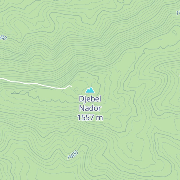 Map of Djebel Nador