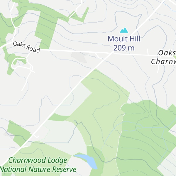 Map of Flat Hill