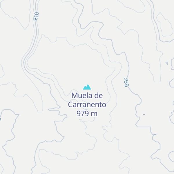 Map of Muela de Carranento