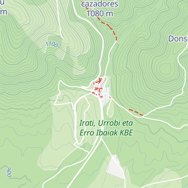 Map of Refugio Itzandegia