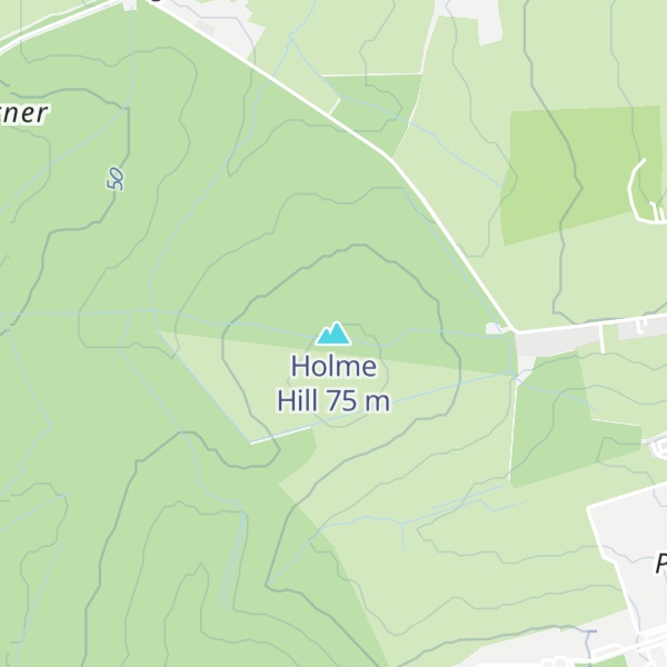 Map of Holme Hill