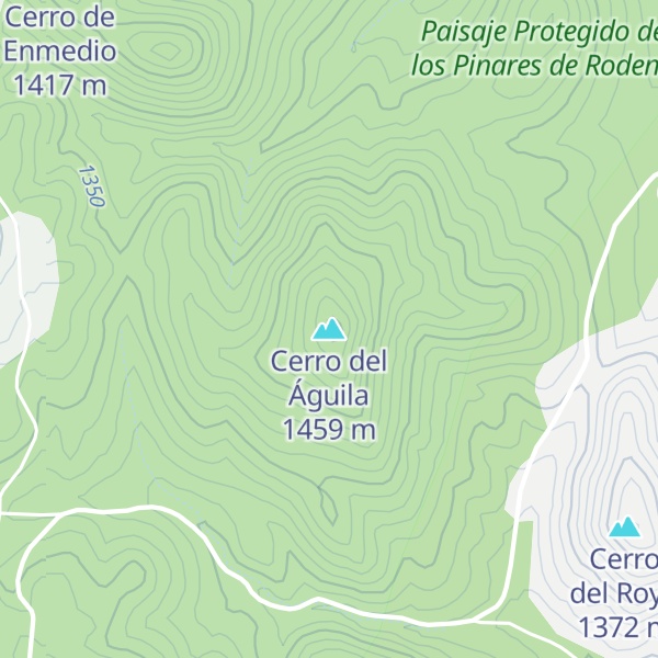 Map of Cerro del Águila