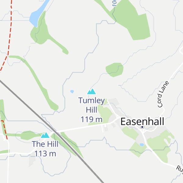 Map of Tumley Hill
