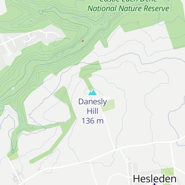Map of Danesly Hill