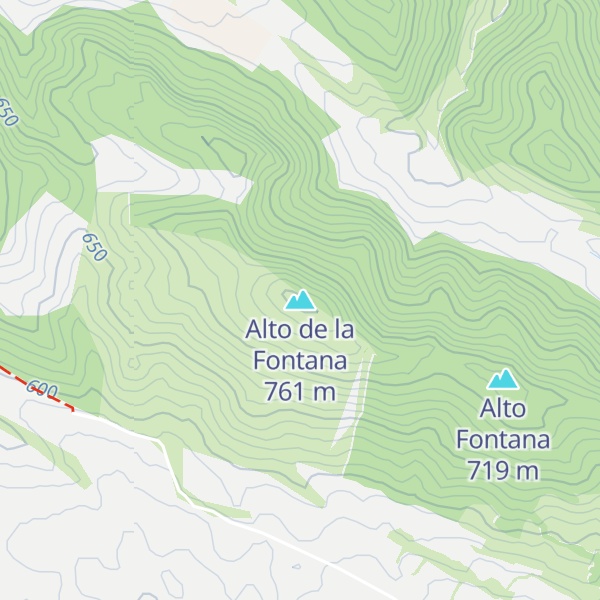 Map of Alto de la Fontana