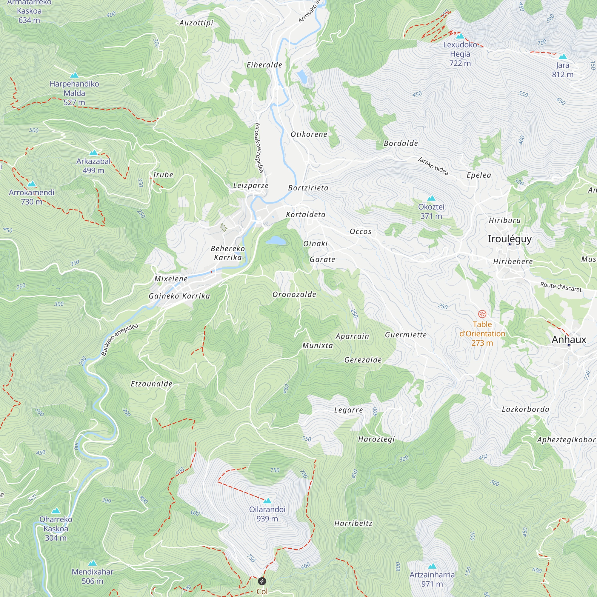 Gîte de Groupes Domaine d'Oronozia map