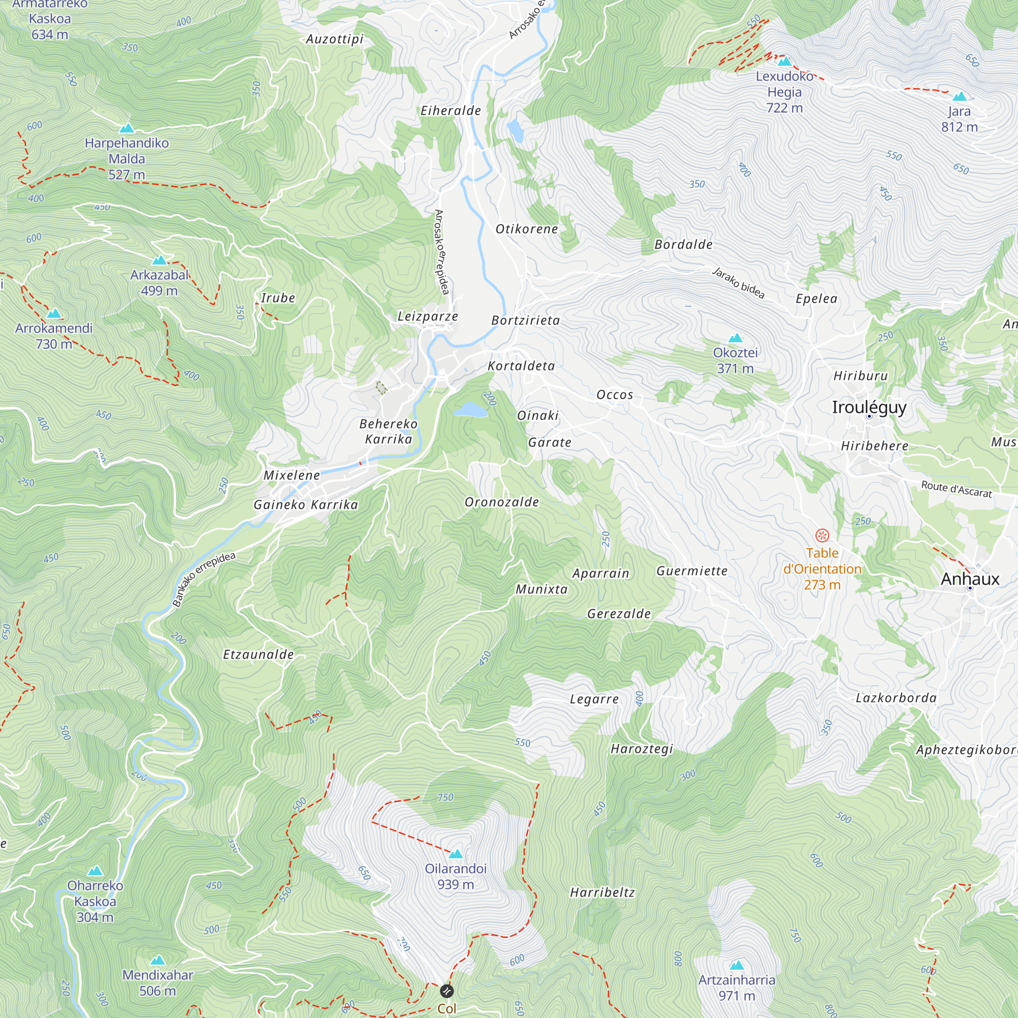 Gîte de Groupes Domaine d'Oronozia map