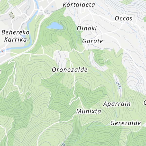 Map of Gîte de Groupes Domaine d'Oronozia