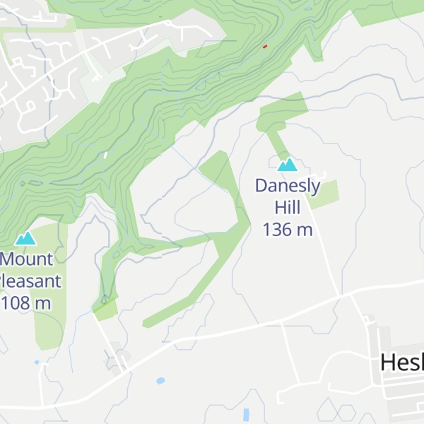 Map of Hallow Hill