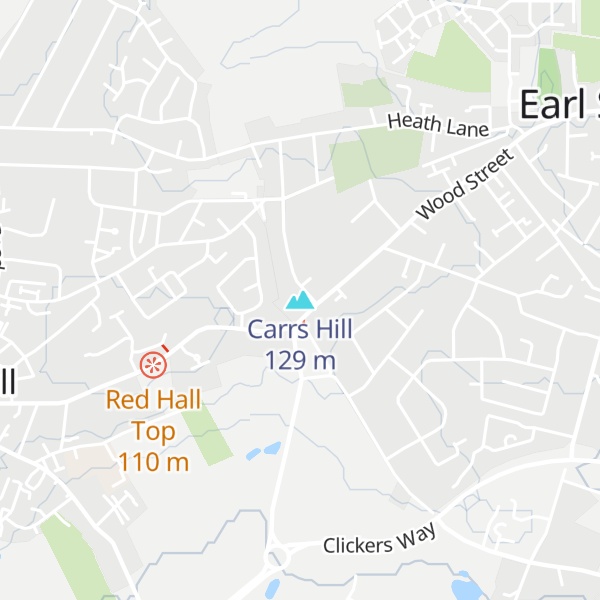 Map of Carrs Hill