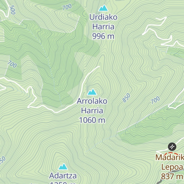 Map of Arrolako Harria