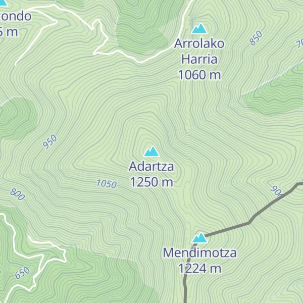 Map of Adartza
