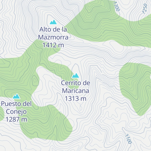 Map of Cerrito de Maricana