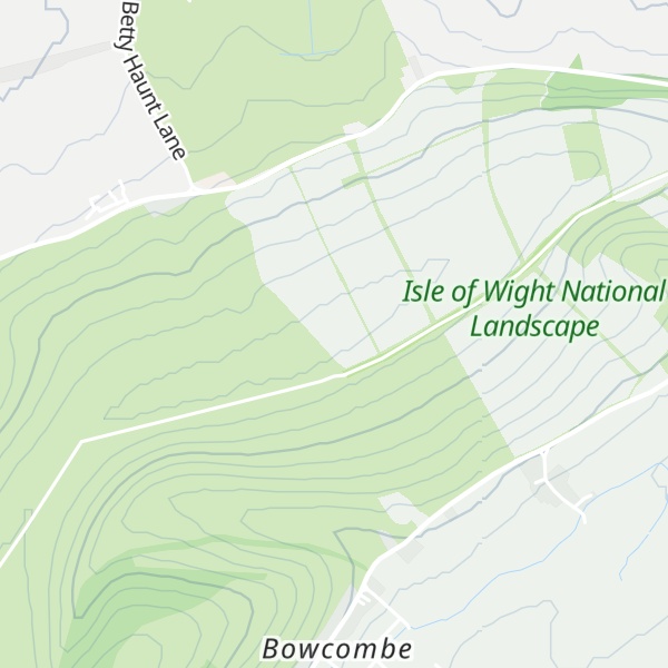 Map of Bowcombe Down