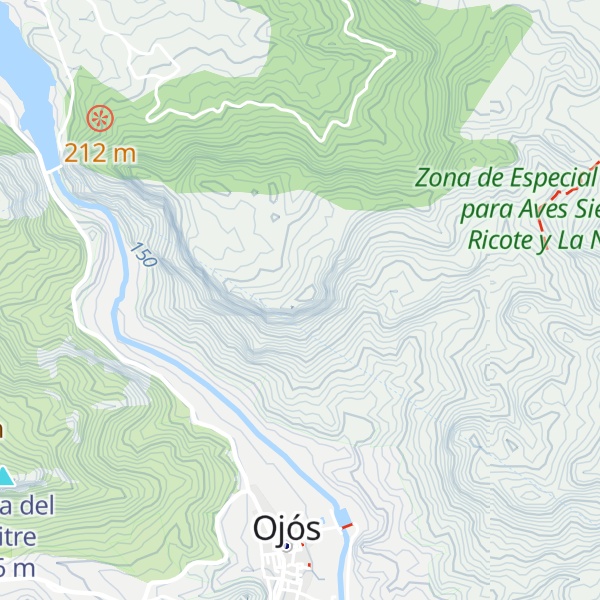 Map of Sierra del Chinte
