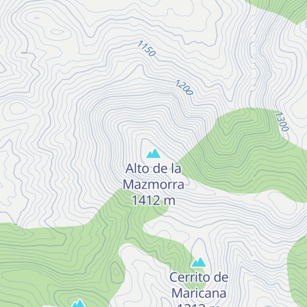Map of Alto de la Mazmorra