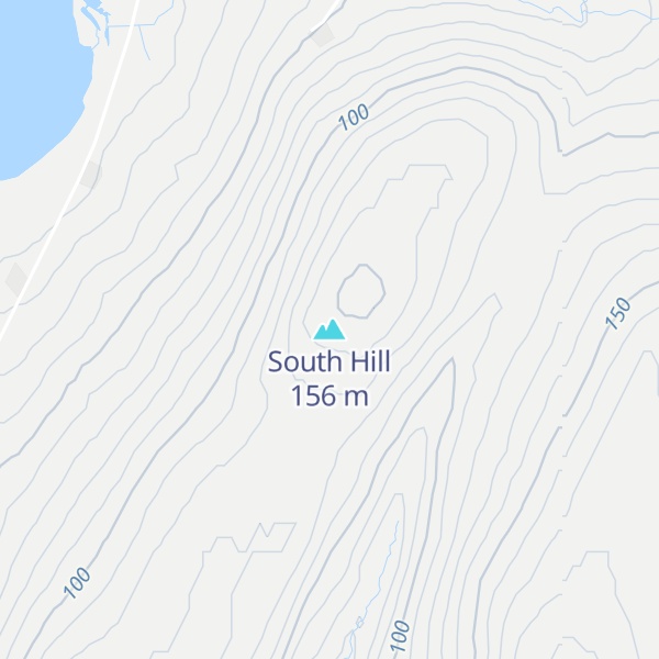 Map of South Hill