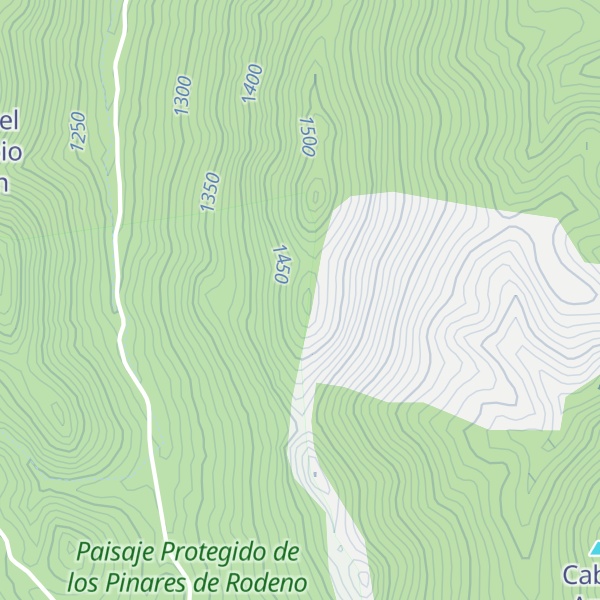 Map of Sierra de Carbonera