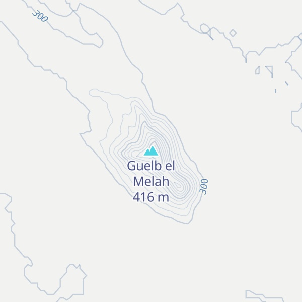 Map of Guelb el Melah