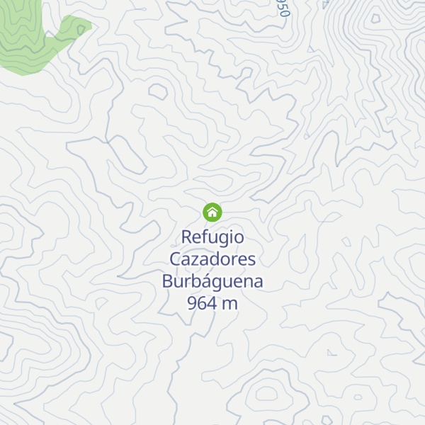 Map of Refugio Cazadores Burbáguena