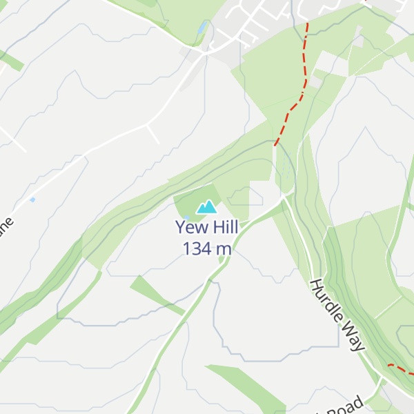 Map of Yew Hill