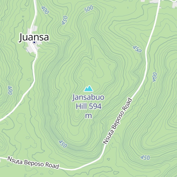 Map of Jansabuo Hill