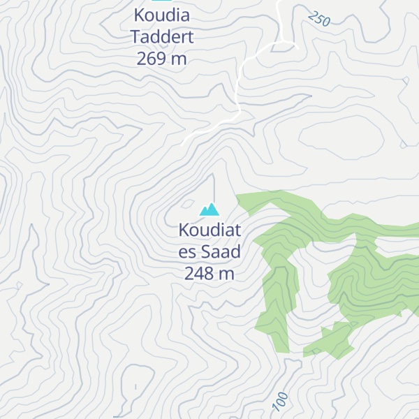Map of Koudiat es Saad