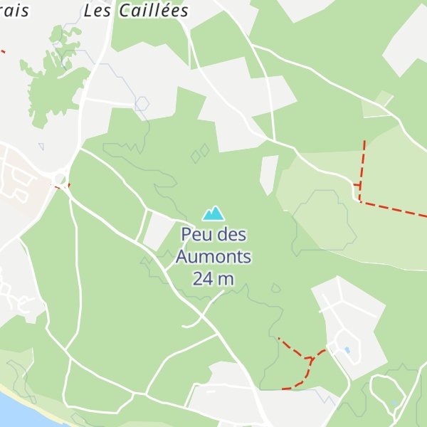 Map of Peu des Aumonts