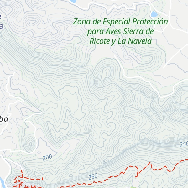 Map of Sierra del Solán