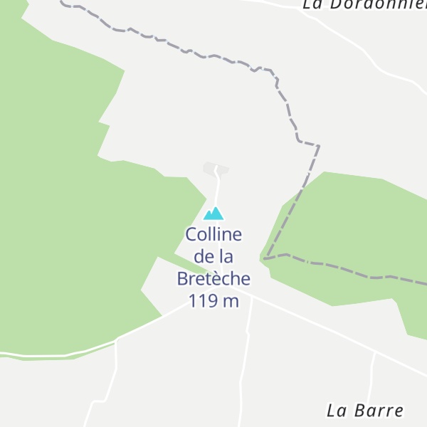 Map of Colline de la Bretèche