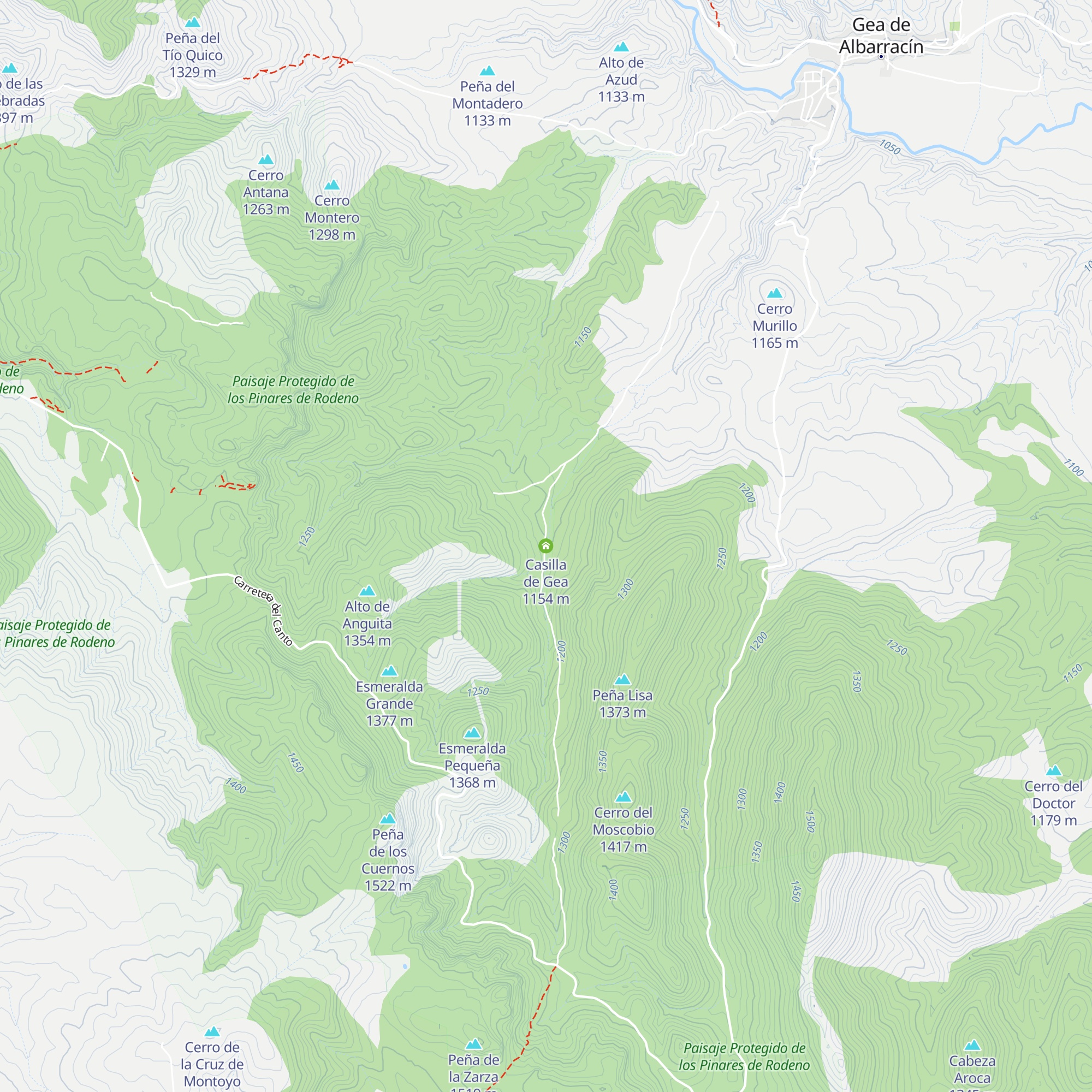 Casilla de Gea map