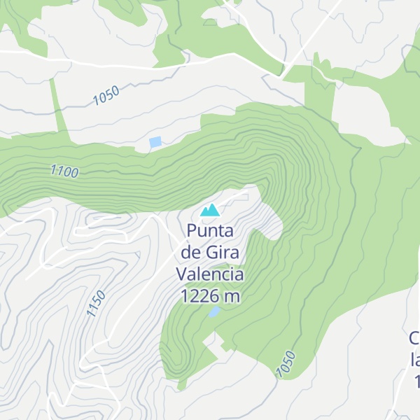 Map of Punta de Gira Valencia