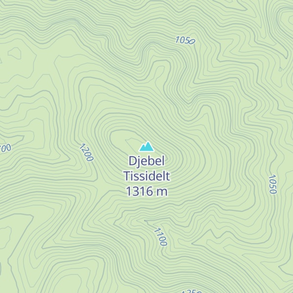 Map of Djebel Tissidelt