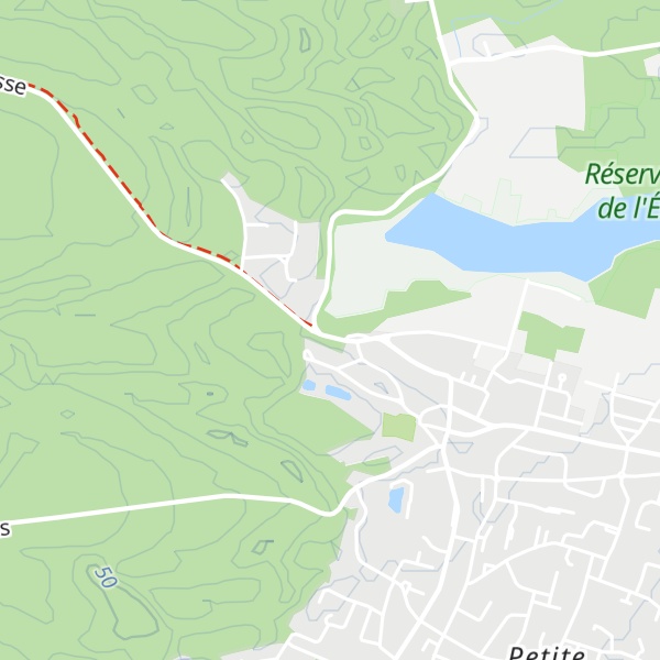 Map of Réserve Naturelle de l'Étang Noir
