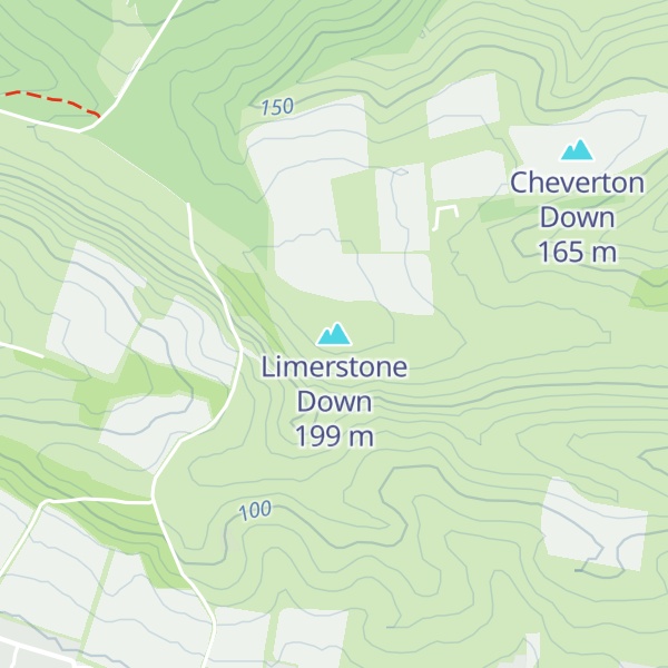 Map of Limerstone Down
