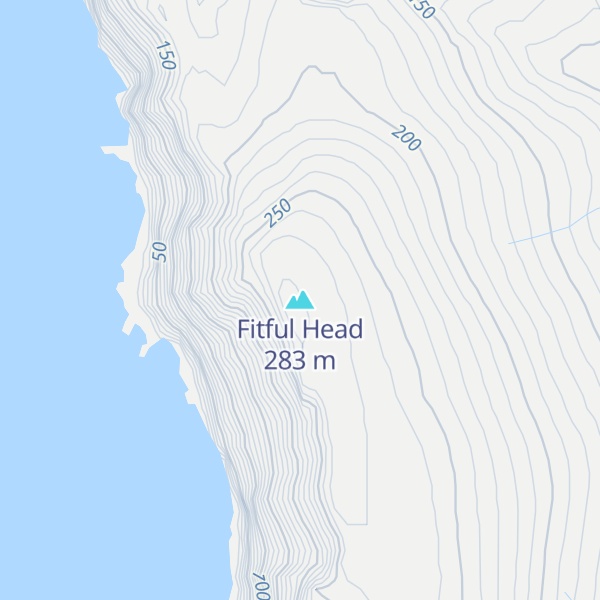 Map of Fitful Head