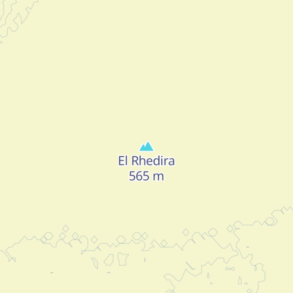 Map of El Rhedira