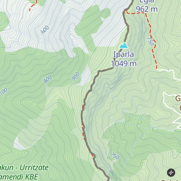 Map of Tuturruko Kaskoa