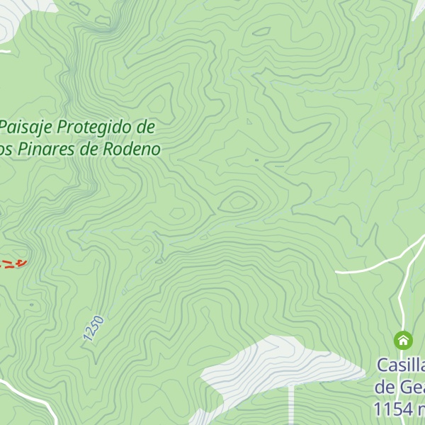 Map of Refugio del Choromolo