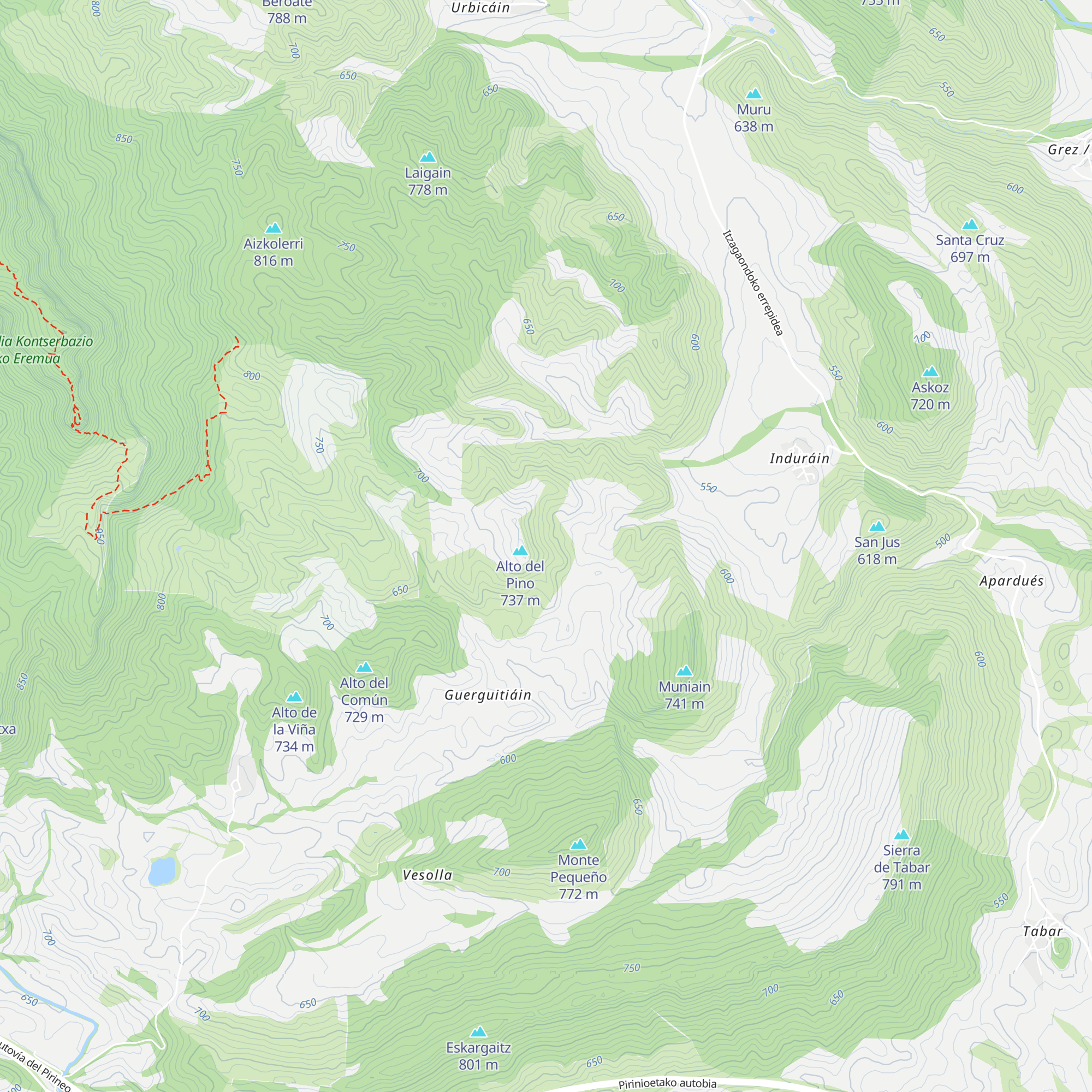 Cabaña map