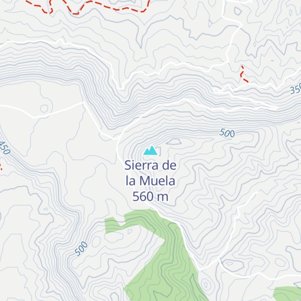 Map of Sierra de la Muela