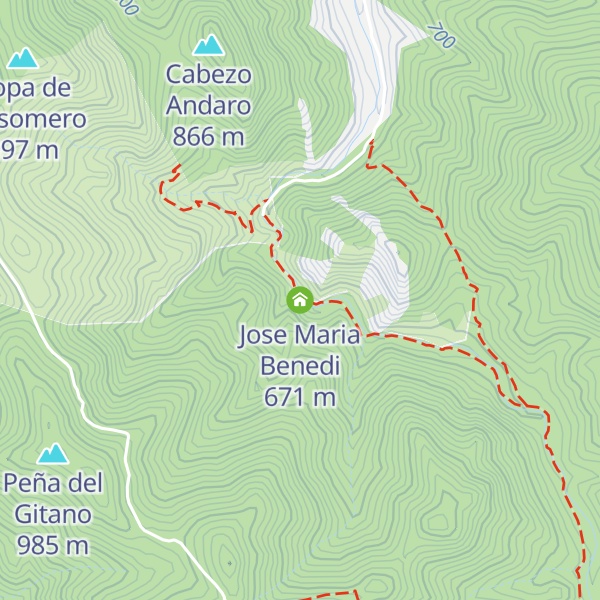 Map of Jose Maria Benedi