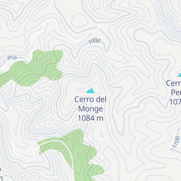 Map of Cerro del Monge