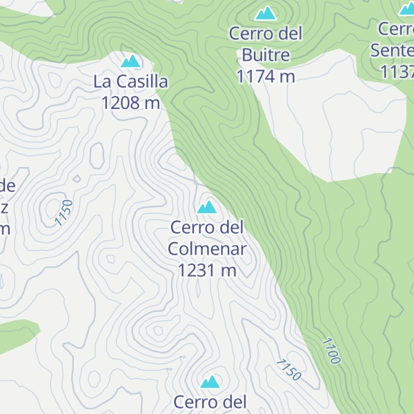 Map of Cerro del Colmenar